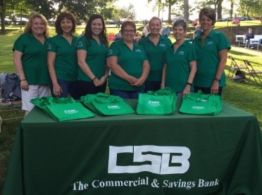 Photo of CSB Employee's at Tuscora Park